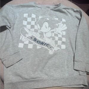Sonic Gray Sweater for kids